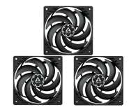 Wentylator do komputera ARCTIC P12 Slim PWM PST 3 Pack 3x120mm ACFAN00275A